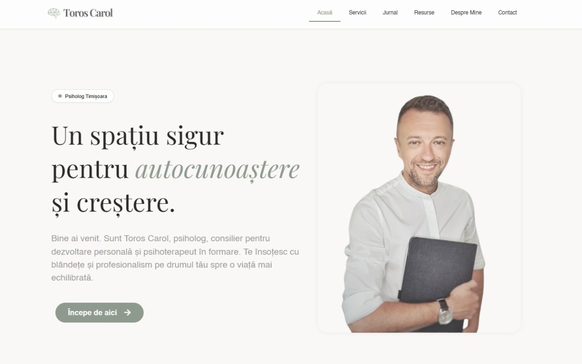 Captură din site-ul toroscarol.ro